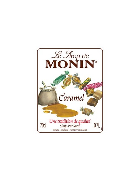 Monin Caramel siroop ingrediënten