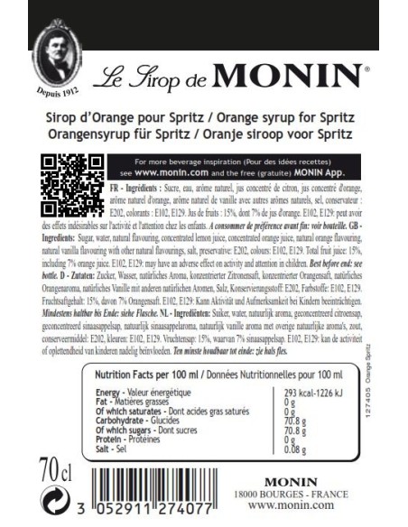 Monin Orange Spritz