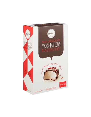 Marshmallows Dark Chocolate with Raspberry