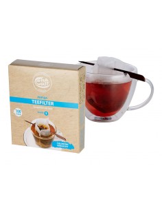 Theefilter met stokje
